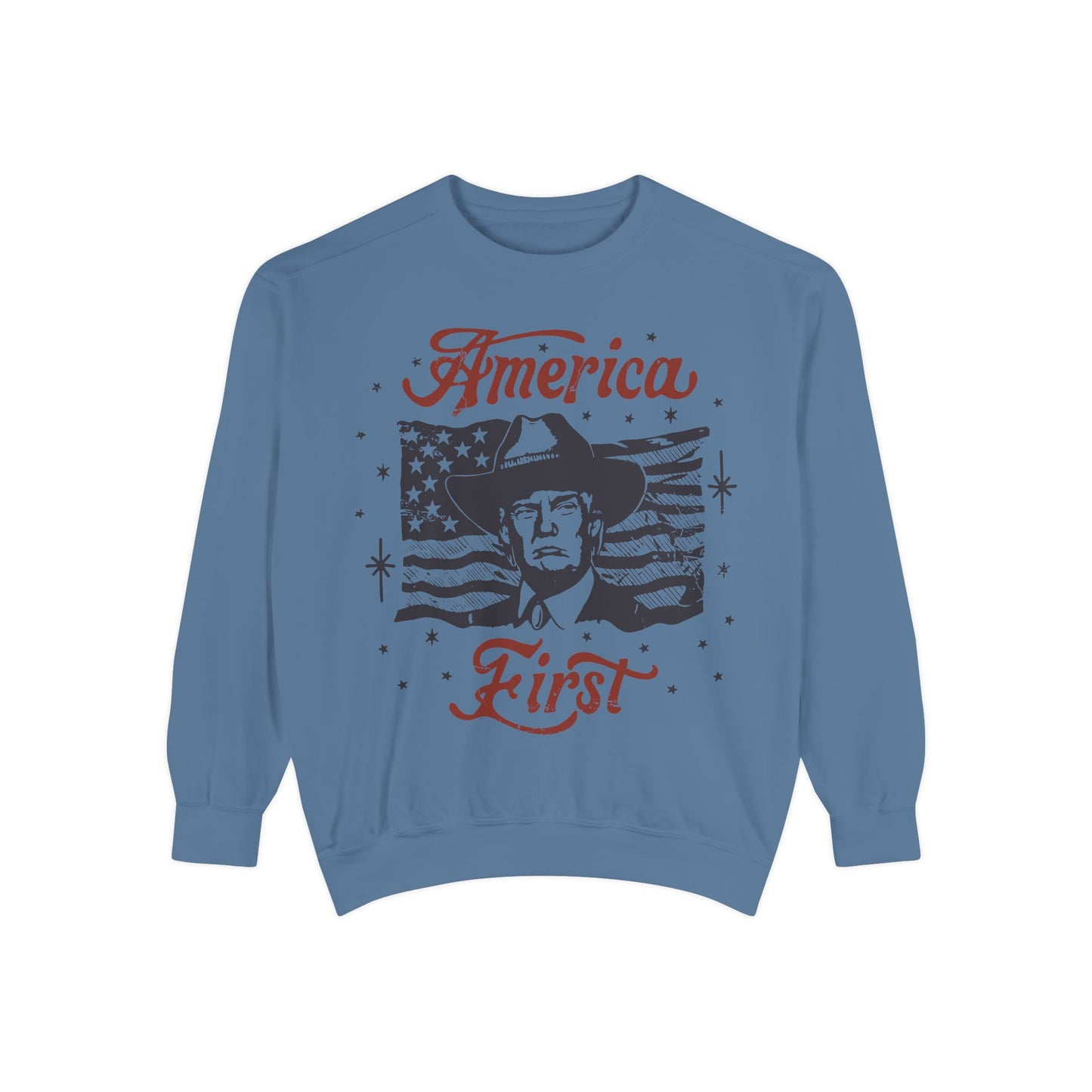 America First Trump Crewneck