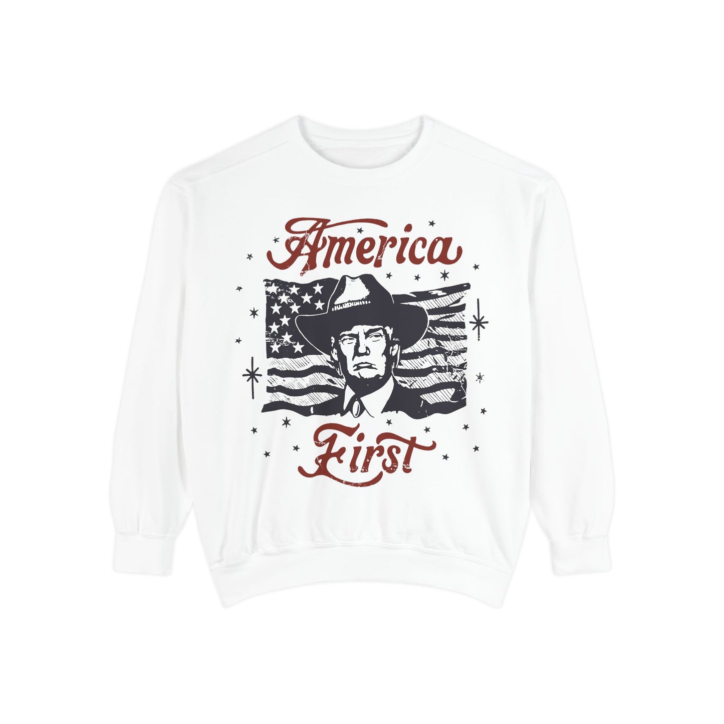 America First Trump Crewneck