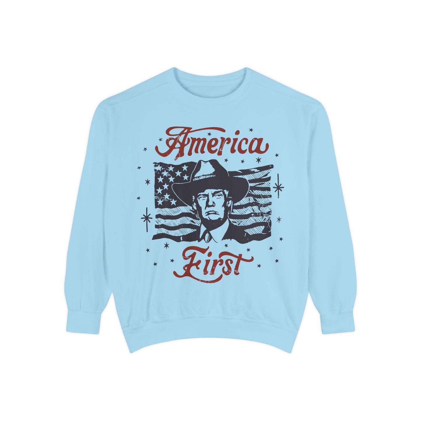 America First Trump Crewneck